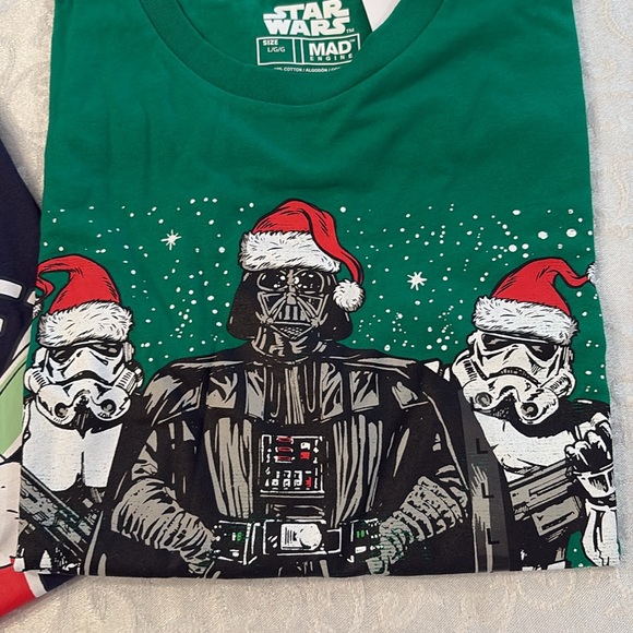 Star Wars Holiday T-Shirts Bundle of 2 - Picture 5 of 10